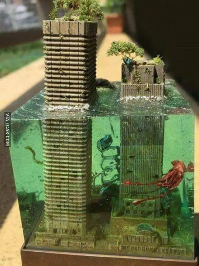 6 Potret Aquascape Low Budget Ini Bikin Pencinta Ikan Hias Senyum Tipis