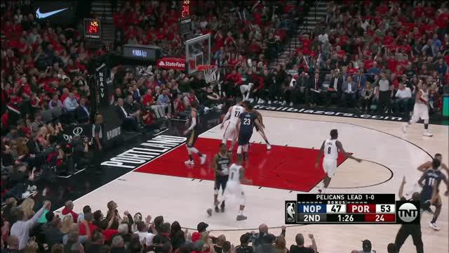 Berita video game recap NBA 2017-2018 antara New Orleans Pelicans melawan POrtland Trail Blazers dengan skor 111-102.