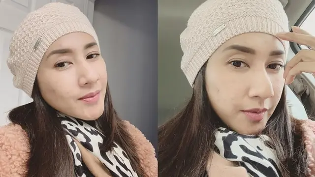 Kini ia terlihat semaki cantik meski hanya memakai makeup yang tipis.