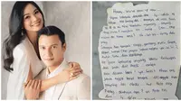 Surat Cinta Artis Untuk Pasangannya. (Sumber: Instagram/titi_kamall)