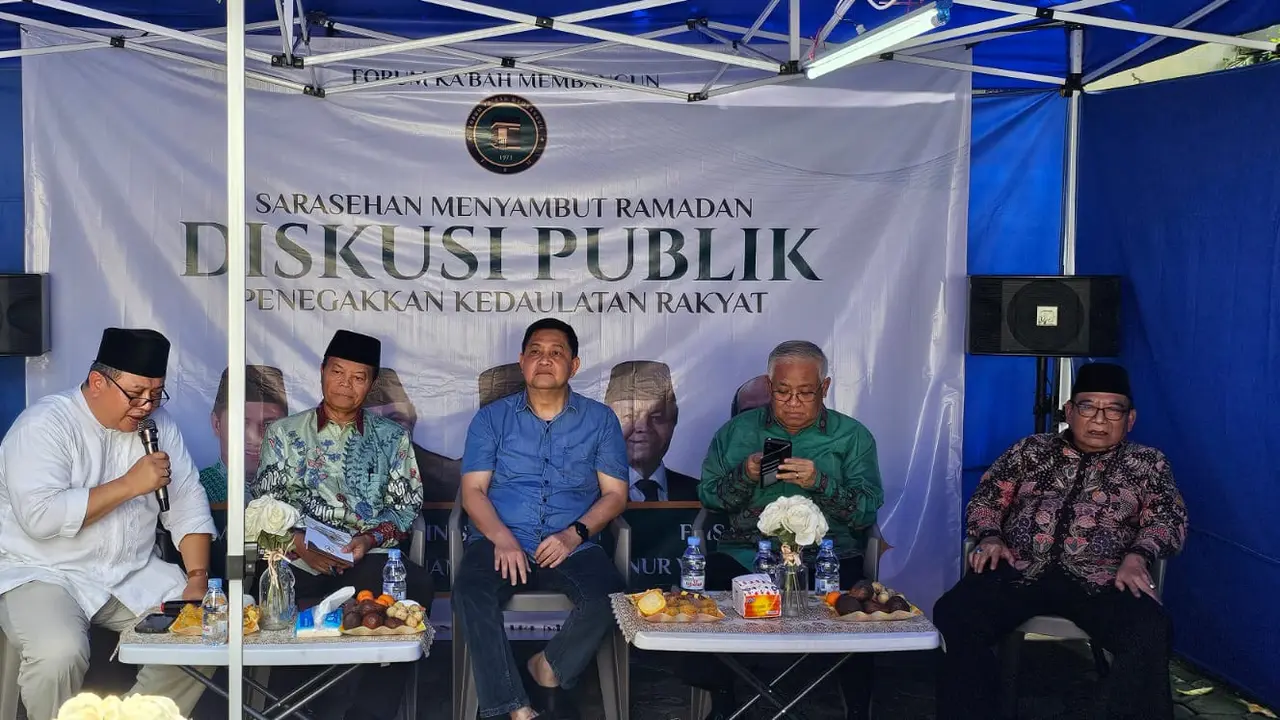 Diskusi Kebangsaan Mengembalikan Kedaultan Rakyat.