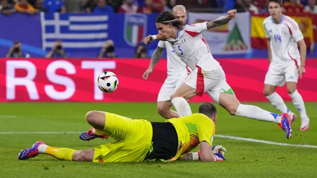 Foto: Taklukkan Italia via Gol Bunuh Diri, Spanyol Pastikan Satu Tempat di Babak 16 Besar Euro 2024