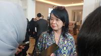Wakil Menteri Pekerjaan Umum (PU) Diana Kusumastuti ditemui usai Indonesia Summit 2025, di Jakarta, Rabu (27/8/2025).&nbsp; Diana menyatakan bahwa Kementerian PU masih ikut terlibat dalam proyek Ibu Kota Nusantara (IKN).