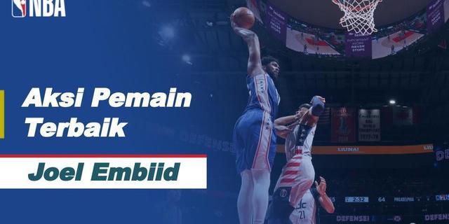 VIDEO: Bintang Philadelphia 76ers, Joel Embiid Cetak 36 Poin di NBA Playoffs Hari Ini