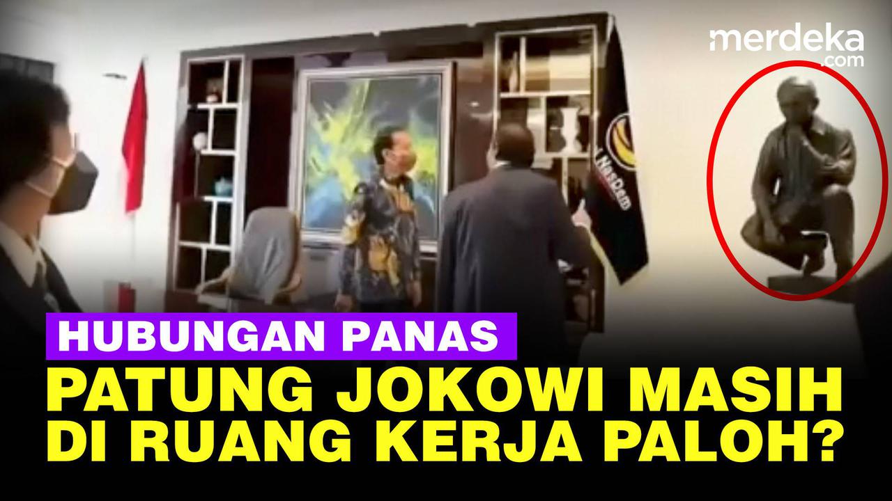 VIDEO: Nasib Patung Jokowi di Ruang Kerja Surya Paloh, Masih Ada?