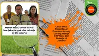 Cek Fakta: Tidak Benar Pramono Anung Larang Warga KTP Non-DKI Bekerja di Jakarta
