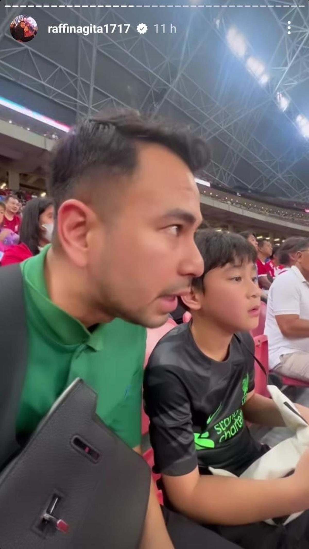 "Wah dia (Rafathar) excited banget," kata Raffi.