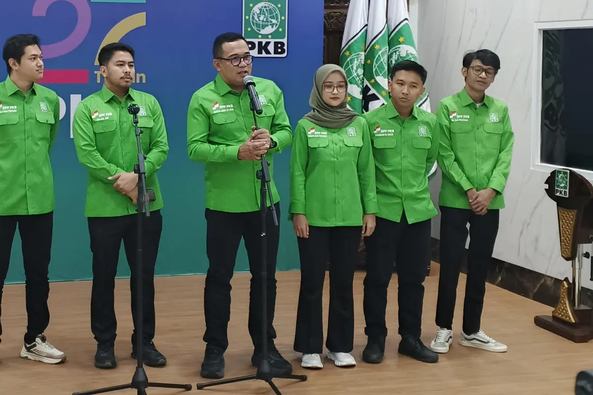 Ketua Panitia Harlah DPP PKB, Ahmad Iman Sukri di Markas PKB Jakarta, Senin (7/7/2025).