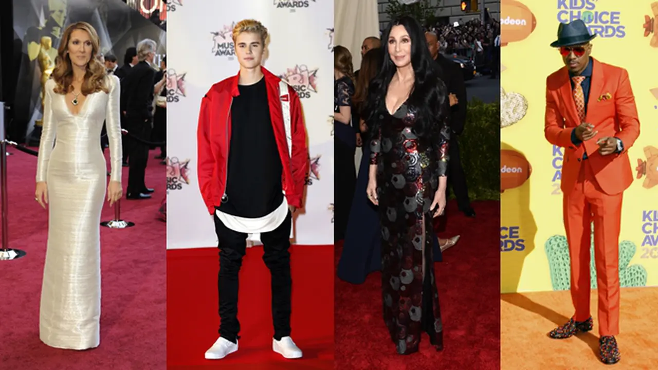Celine Dion, Justin Bieber, Cher, dan Nick Cannon