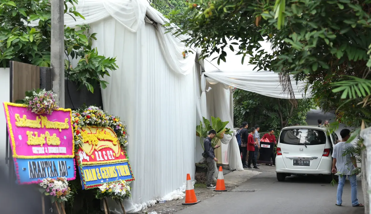 Suasana Lokasi Pernikahan Cut Tari dan Richard Kevin (Daniel Kampua/Fimela.com)