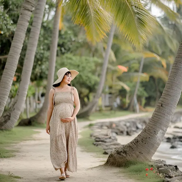 Outfit Ibu Hamil Jalan-Jalan