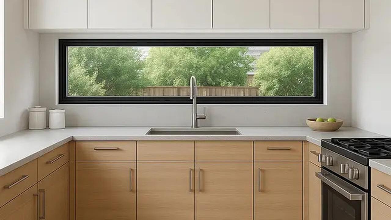 7 Model Jendela Dapur Memanjang Terbaru, Berikan Pencahayaan Natural Optimal