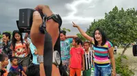 Jeritan Wanita Hamil saat Lapaknya Dihancurkan Satpol PP