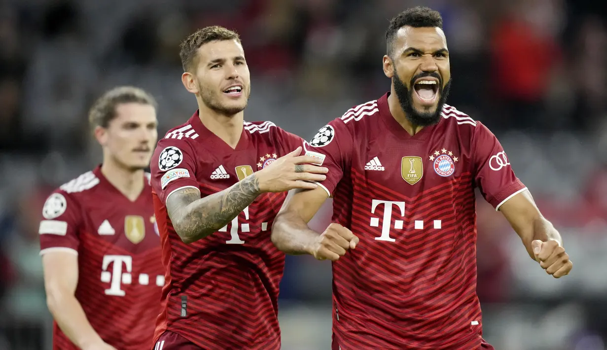 Bayern Munchen menunjukkan kedigdayaannya kala menjamu Dynamo Kiev di Matchday 2 Liga Champions. (AP/Matthias Schrader)