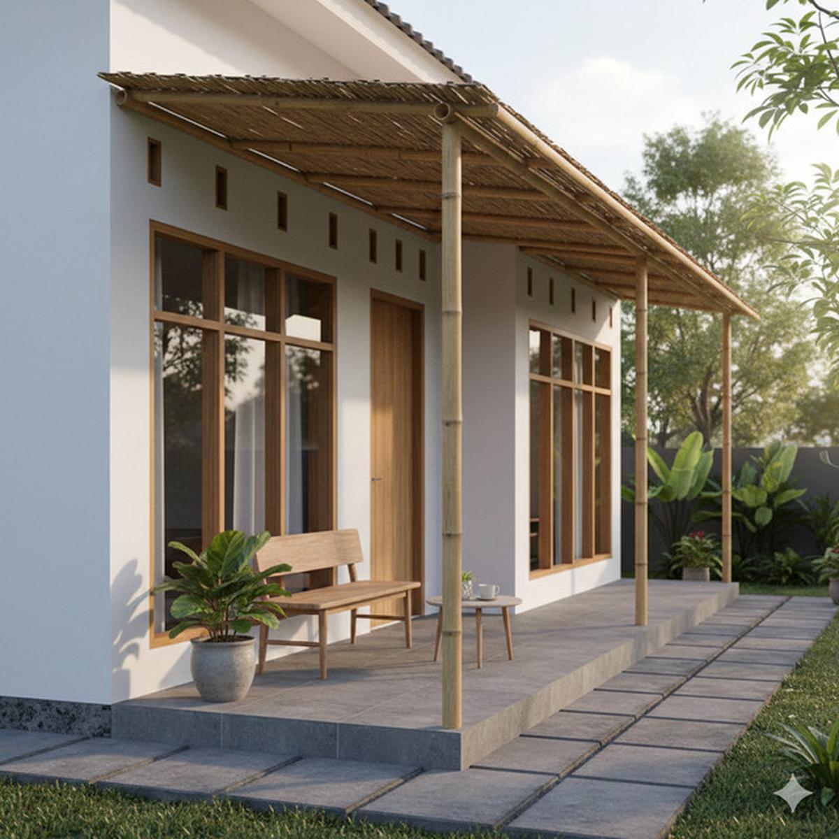 10 Desain Teras Hemat Biaya yang Bikin Rumah Tetap Dingin dan Nyaman