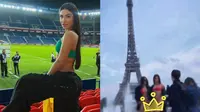 influencer Brasil di menara Eiffel membuat marah publik karena memakai bikini. (Dok: Instagram @gabily)