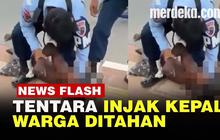 VIDEO: Kasau Tindak Tegas Dua Anggotanya Injak Kepala Warga, Langsung Ditahan