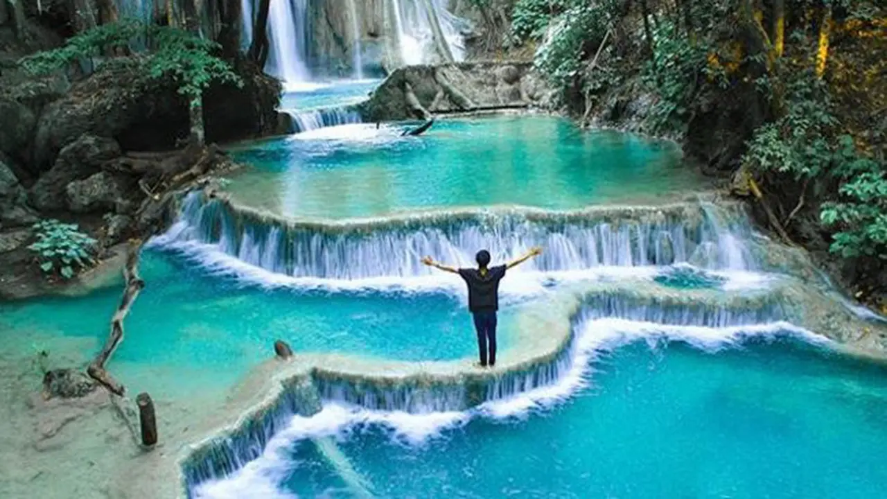 Sejernih Kolam Renang, Pesona Air Terjun Air Mata Jitu Mendunia
