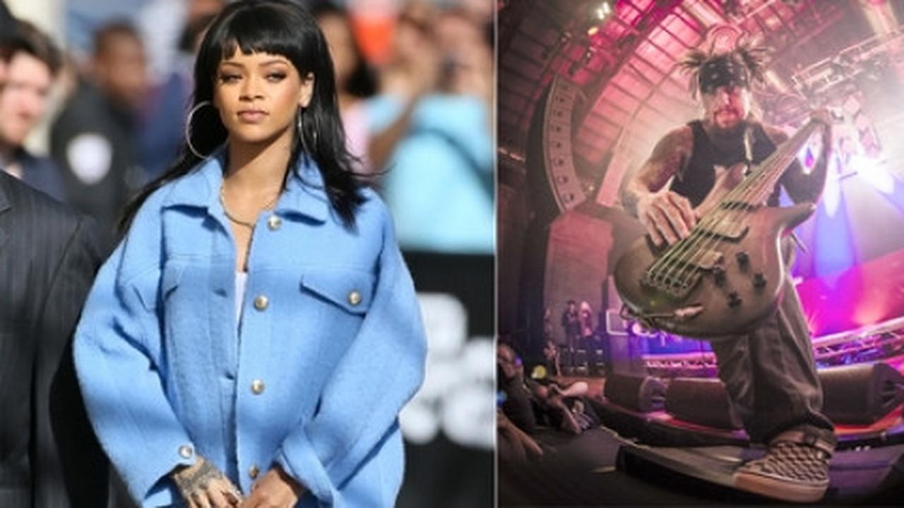 Ketika Rihanna 'dijamah' Korn, begini jadinya...