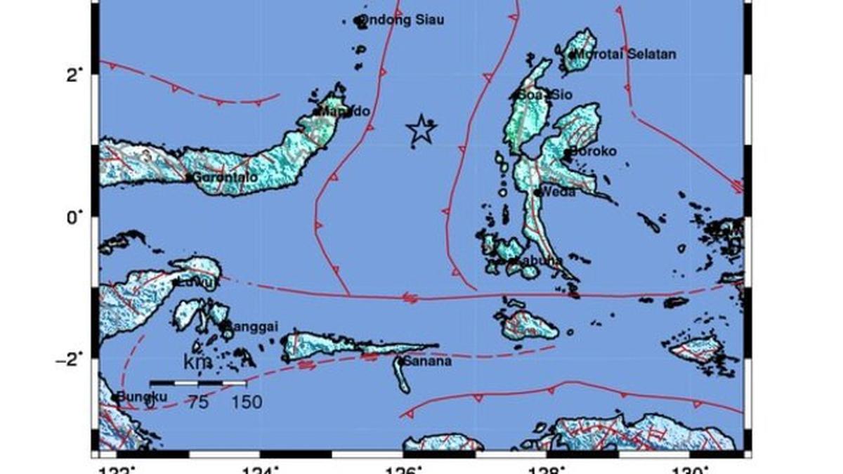 Berpotensi Tsunami, Gempa Magnitudo 7,6 Guncang Bitung Sulawesi Utara  #News