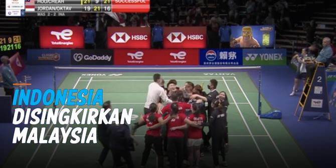 VIDEO: Tersingkir dari Piala Sudirman 2021, Indonesia Dikalahkan Malaysia 2-3