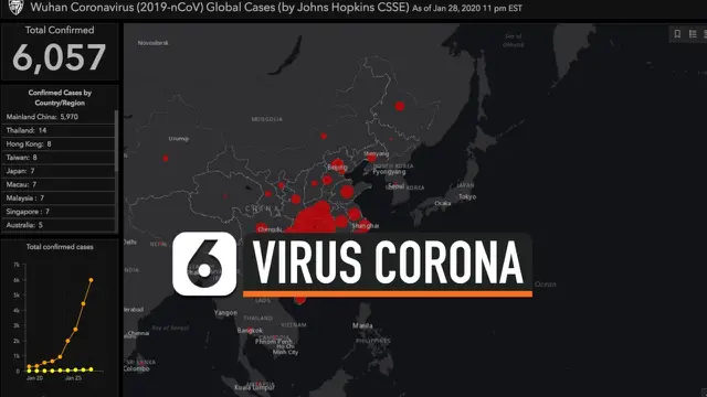 sebaran virus corona