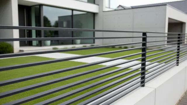 Pagar Besi Hollow Minimalis Horizontal