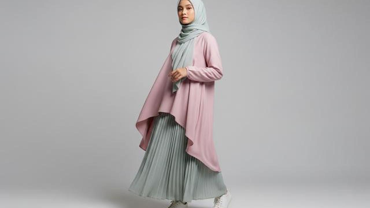 Gamis Tunik Asimetris/Model Gamis Tunik Ala Gen Z untuk Ramadhan 2026 (Sumber; gemini.com)