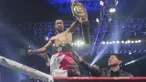 Petinju Indonesia, Daud Yordan, berhasil mempertahankan gelar WBO Asia Pasifik dan Afrika usai menaklukan petinju Jepang, Yoshitaka Kato di Balai Sarbini, Jakarta, Jumat (5/2/2016). (Bola.com/Vitalis Yogi Trisna)