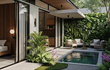 7 Inspirasi Model Rumah Kecil tapi Luas dengan Taman di Area Tengah, Solusi Hunian Asri & Modern