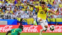 Gelandang timnas Kolombia, Juan Fernando Quintero. (AFP/Luis Acosta)