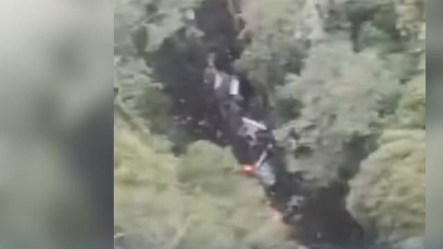 Penampakan Lokasi Jatuhnya Pesawat Smart Air di Kaltara