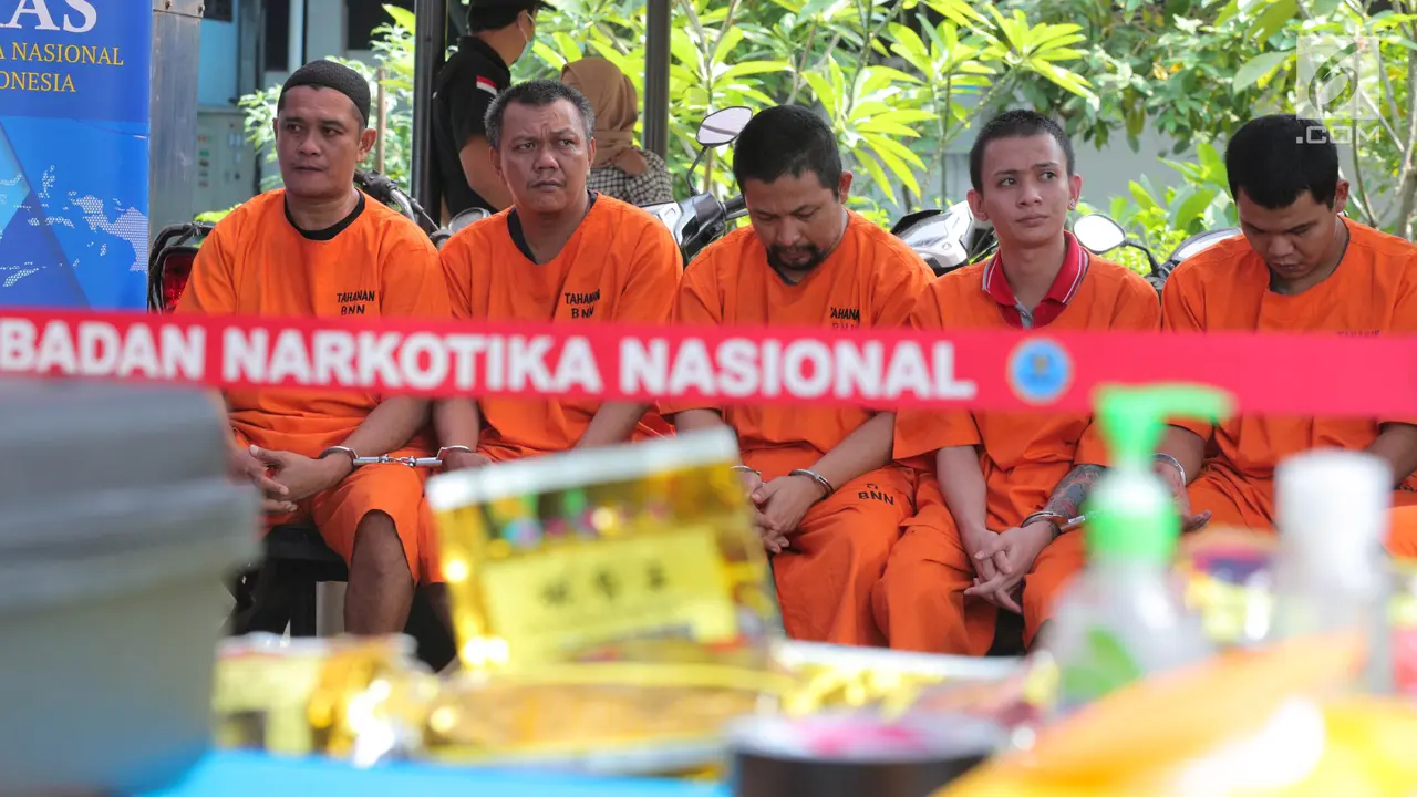 Ratusan Kilogram Sabu Dimusnahkan di Halaman BNN 