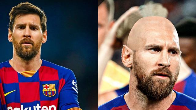 Foto Editan Pemain Bola Jadi Botak Ini Kocak