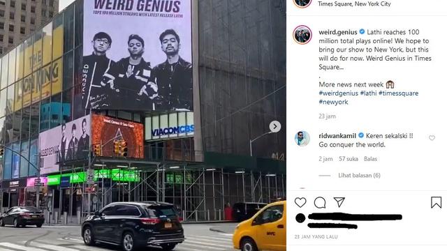 weird genius di Times Square