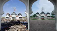 Aceh is rebuilding itself, allowing its population to once again feel the contentment it once lost to a big deathly tidal wave.