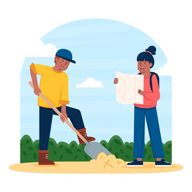 Ilustrasi kerja bakti