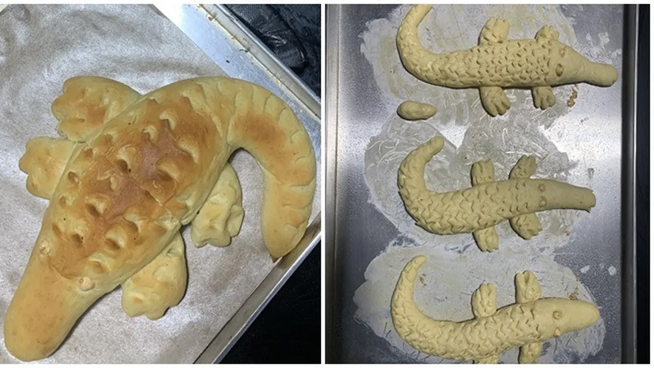 5 Bentuk Roti Buaya Ini Hasilnya Tak Sesuai Ekspektasi, Bikin Elus Dada