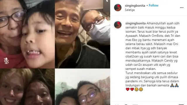 Koes Hendratmo (Foto: Instagram/@singingbonita)