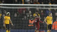 Mohamed Salah bermain apik saat Liverpool mengalahkan Wolverhampton Wanderers pada pekan ke-18 Premier League, di Stadion Molineux, Sabtu (22/12/2018) dini hari WIB. (AP Photo/Rui Vieira)