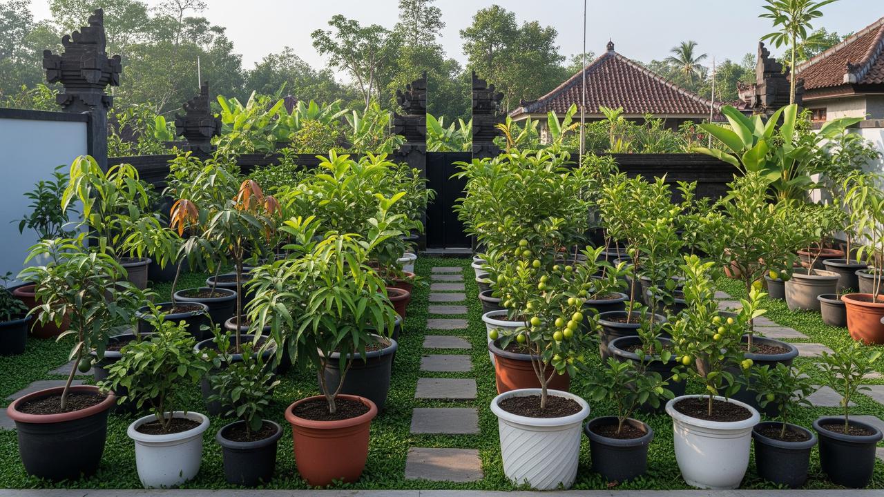 Cara Memilih Pot untuk Tanaman Buah (AI Generated)