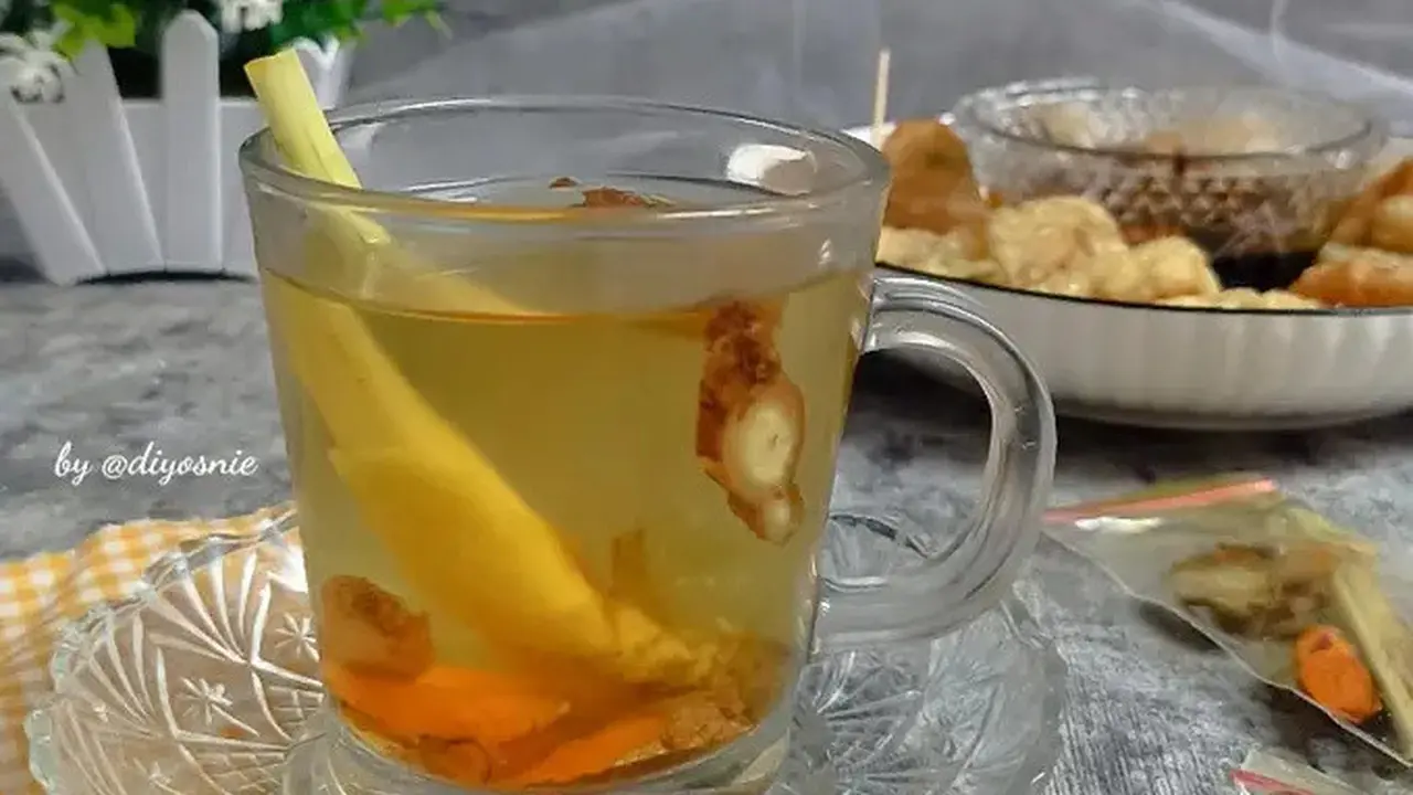 wedang jahe kunyit sereh