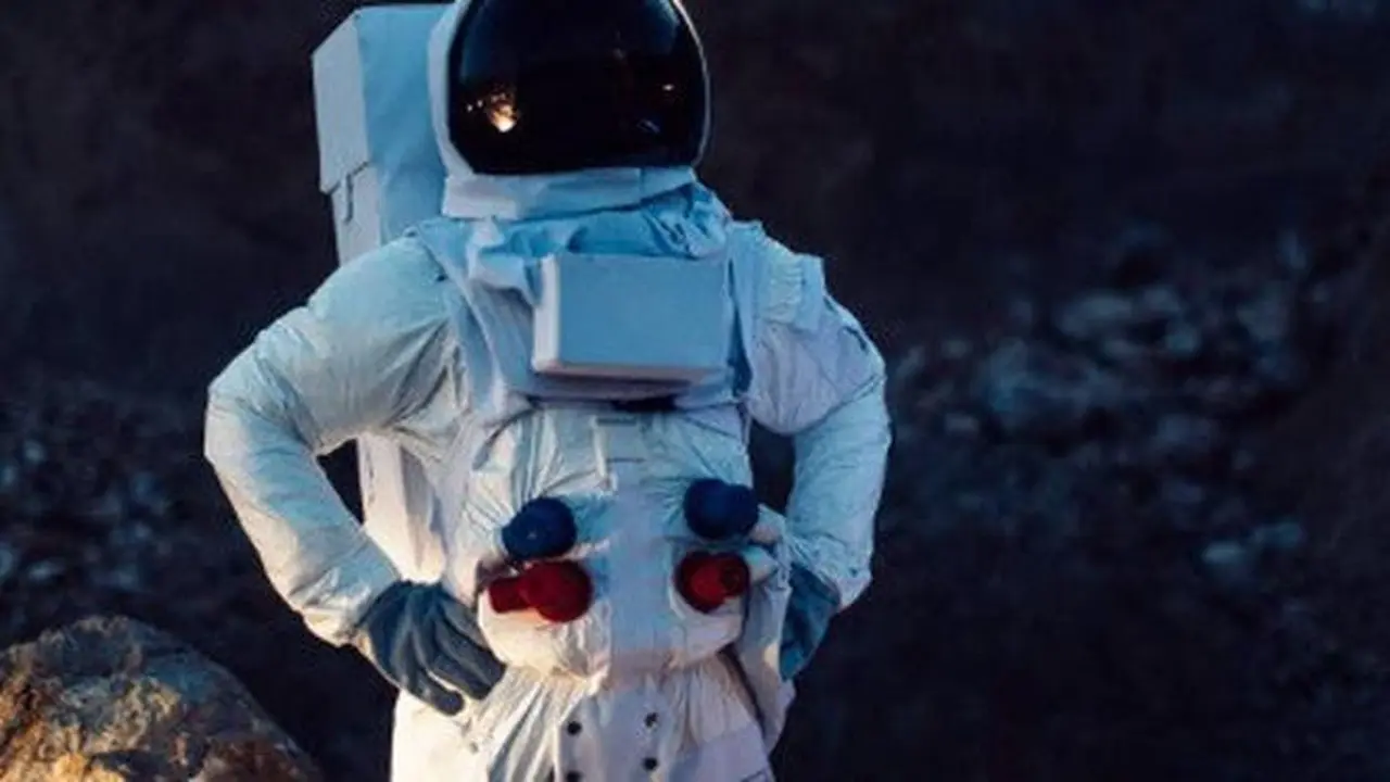 Ilustrasi astronaut.