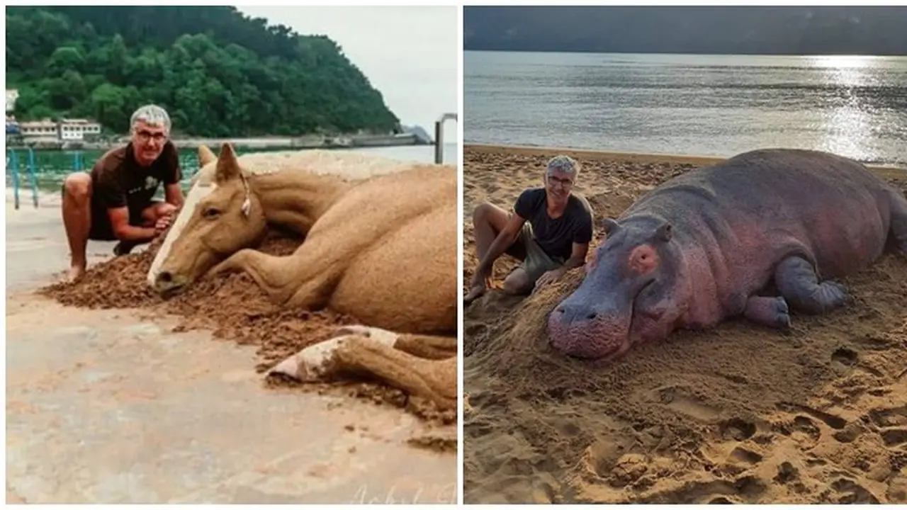 Tampak Realistik, 9 Karya Seni dari Pasir Ini Bikin Kagum