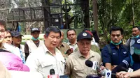 Hashim S Djojohadikusumo meresmikan Pusat Suaka Orangutan (PSO) ARSARI di Penajam Paser Utara, Kalimantan Timur. (Liputan6.com/ Aceng Mukaram)