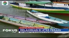 Seorang ibu asal Wakatobi melahirkan bayi kembar tiga di atas perahu, lantaran jarak rumah sakit yang terlalu jauh.