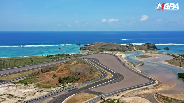 Keindahan Sirkuit Mandalika, Lombok, Nusa Tenggara Barat