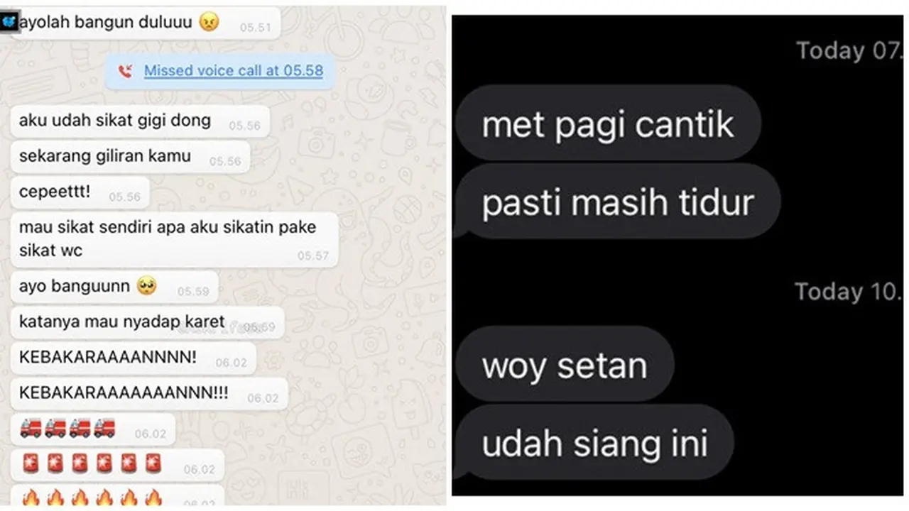 8 Chat Netizen saat Dibangunkan Pacar Ini Bikin Tepuk Jidat
