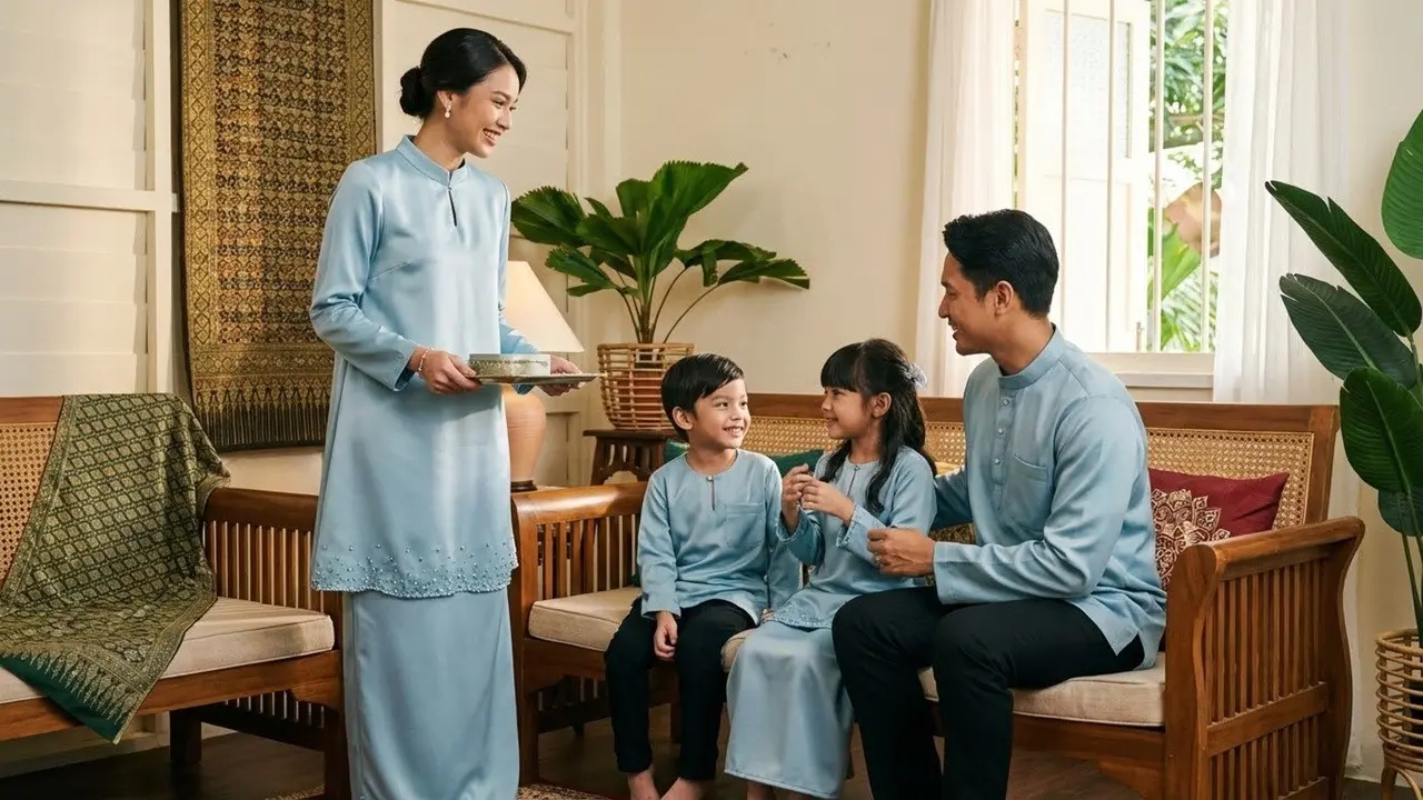 Set Baju Sarimbit LebarSet Baju Sarimbit Lebaranan