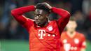 Alphonso Davies (19 tahun) - Nama Alphonso Davies menjadi sorotan setelah Bayern Munchen menghajar Chelsea 3-0 pada laga pertama babak 16 besar Liga Champions 2019/20. Pemain asal Kanada ini tercatat sebagai pemain dengan kemampuan berlari tercepat kedua di Bayern Munchen. (AFP/David Inderlied)